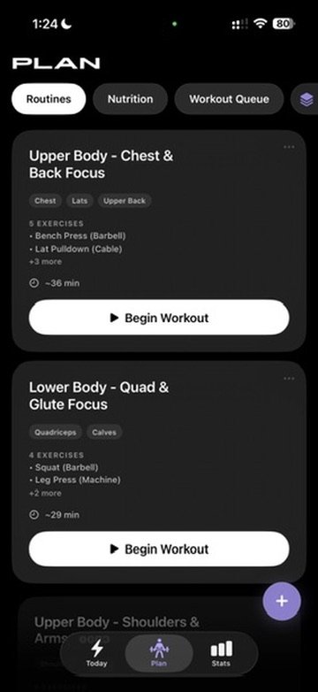 GRRT routine planner